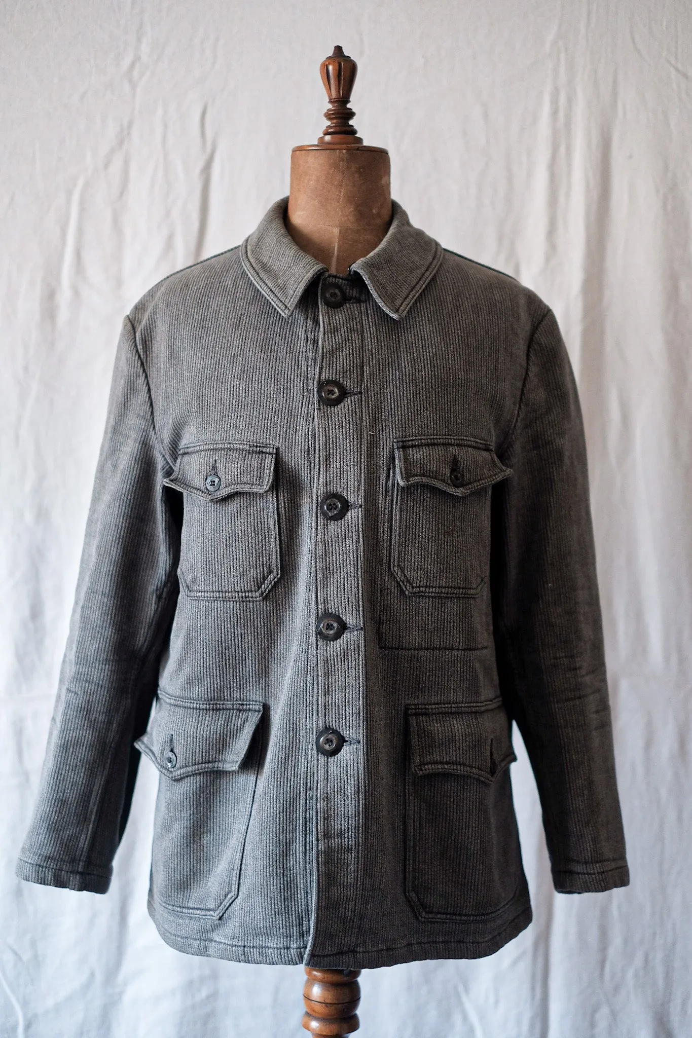 [~ 50's] Veste de chasse au sel gris et au poivre vintage