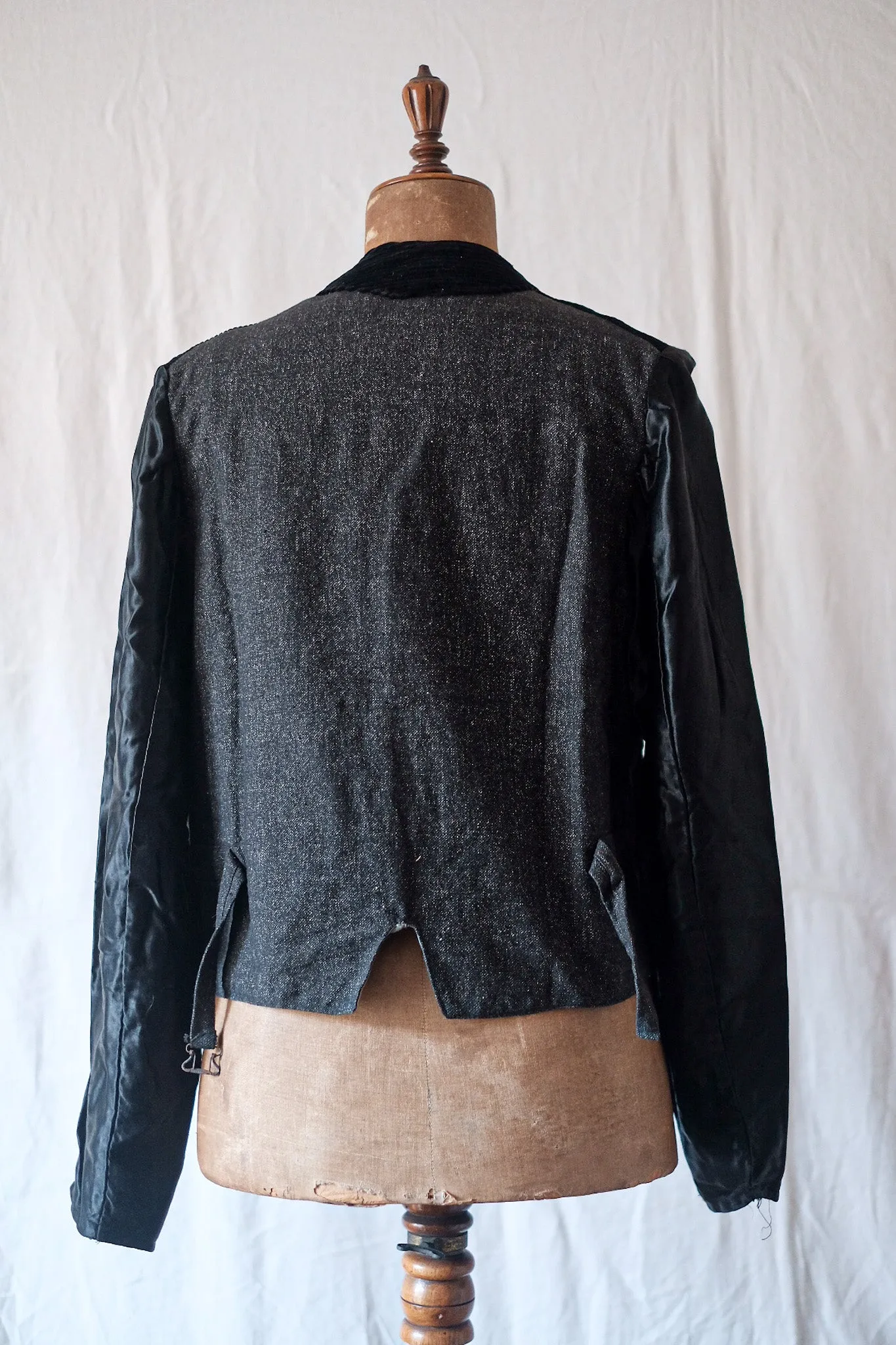 [~ 50's] veste gilet noire vintage française