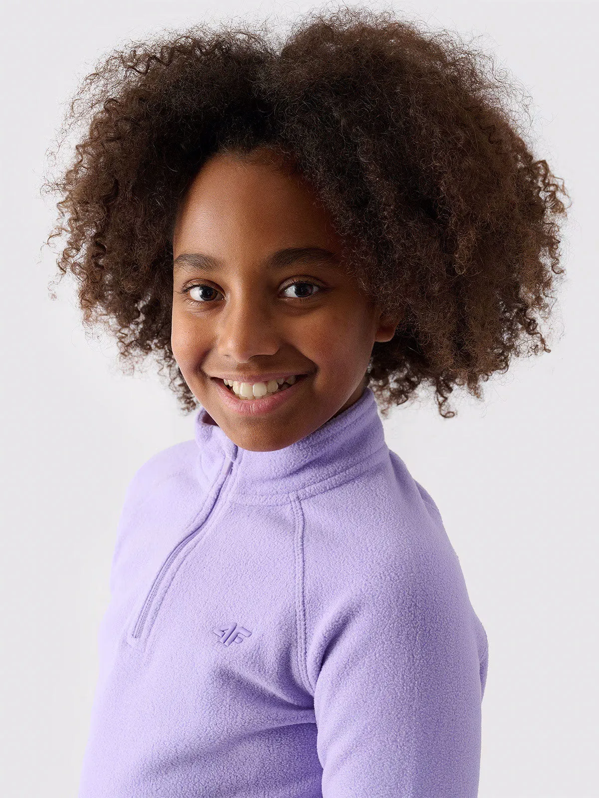 4F Jersey thermique pour fille violette
