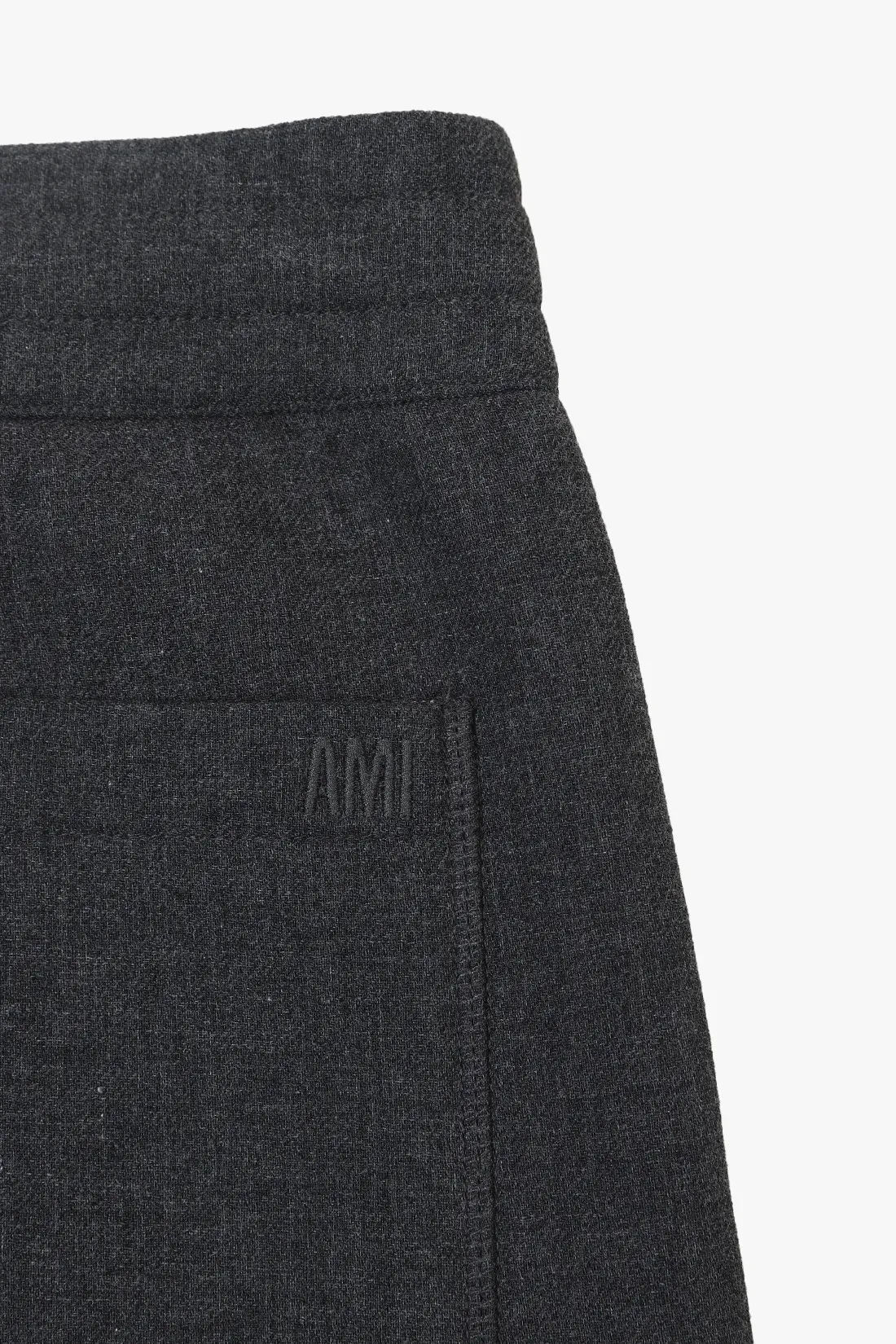 Ami Luxury jersey jogging Dark grey - GRADUATE STORE