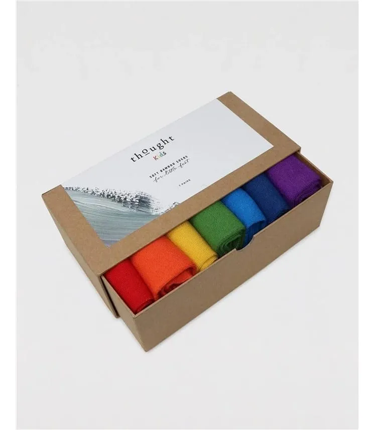 Baby Thought Essential Pastel Box Of 7 Socks