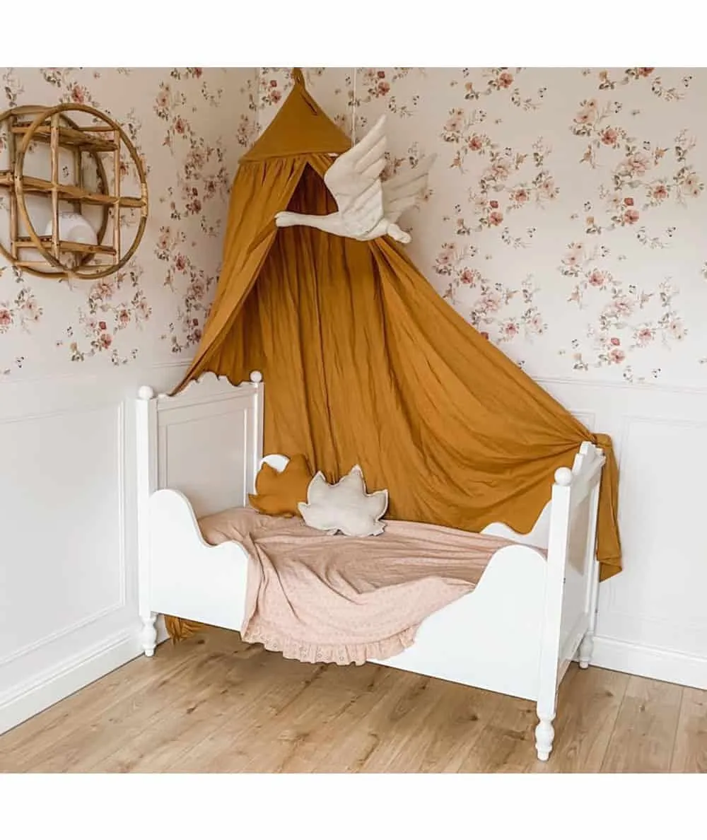 Babyly : parure de lit bébé avec broderie et volants - 100% Ecoresponsable - Mer(e)veilleuse