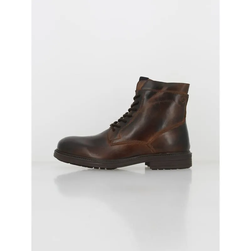 Boots en cuir delaney marron homme - Jack & Jones | wimod