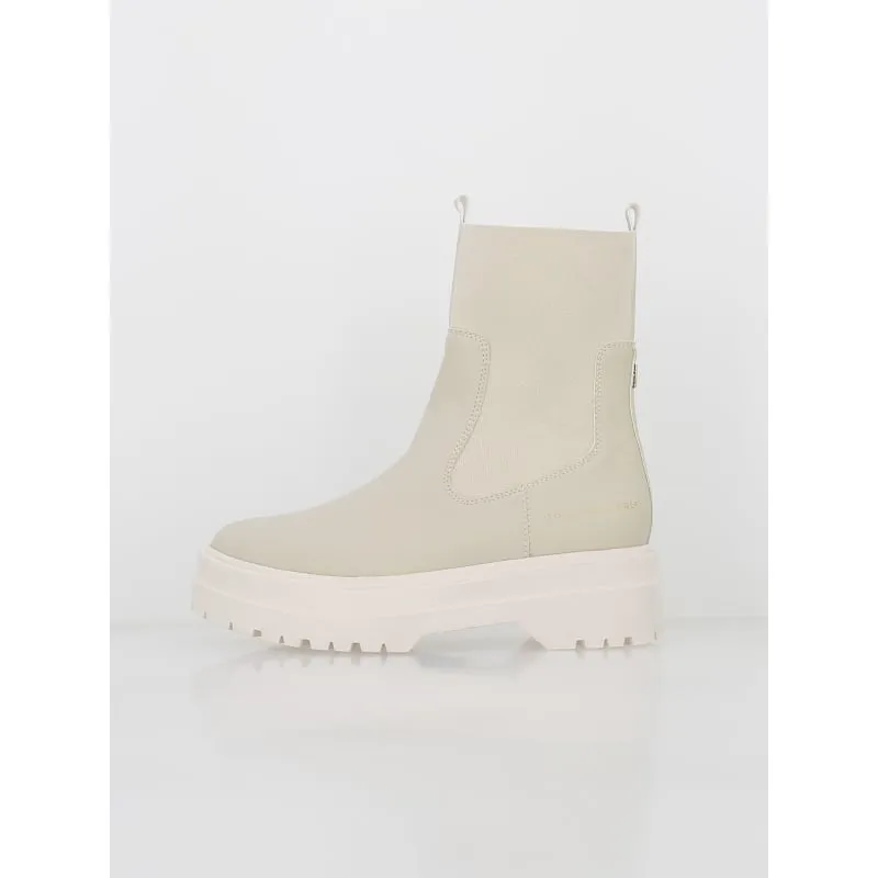Boots seasonal utility beige femme - Tommy Hilfiger | wimod