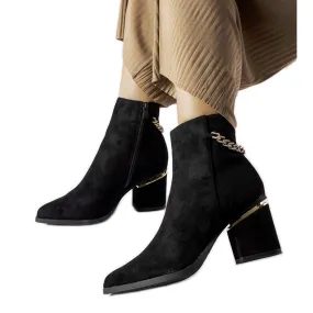 Bottines Hiney noires le noir