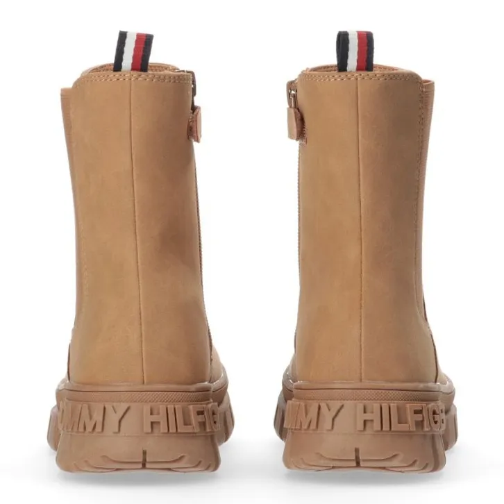 Bottines Tommy Hilfiger Bootie Cognac W T3A5-33059-0315582-582 brun