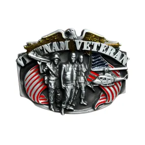 Boucle de ceinture Américaine, Vietnam Veteran, modèle Koda