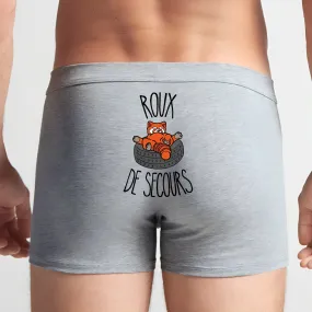 Boxer Homme Roux de secours