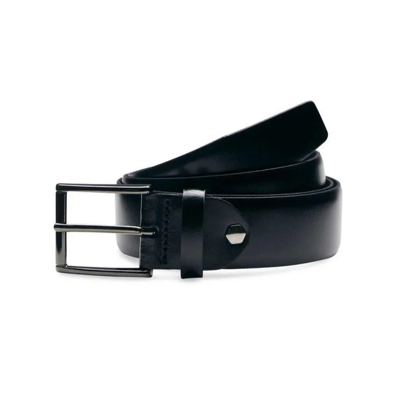 Ceinture Digel noire en cuir