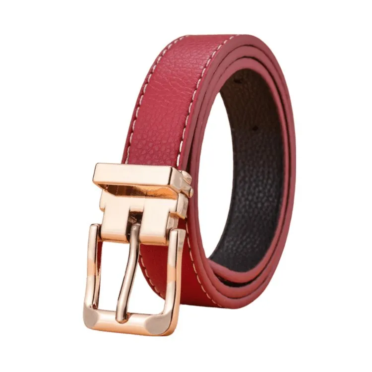 Ceinture enfant ajustable pour fille ou garon en simili vegan, boucle dorée, modèle Fiddle
