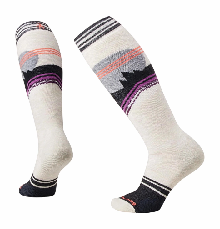 Chaussettes Smartwool Femme Snowboard Full Cushion Moon Energy OTC Socks Moonbeam