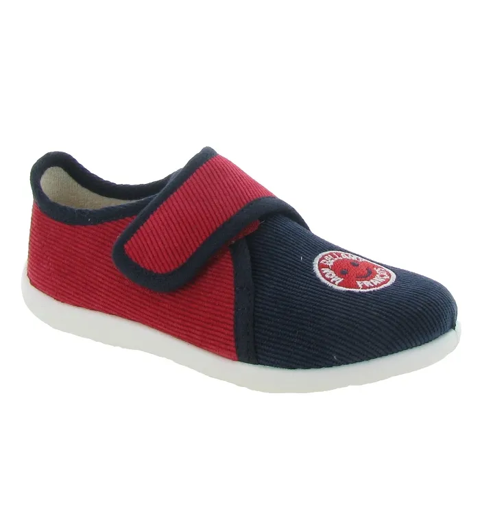 chaussons et pantoufles -  - junior garcon - Toile Jean - Bleu - Bellamy
