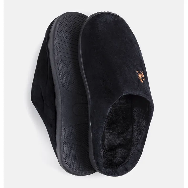 Chaussons homme Presse noirs le noir