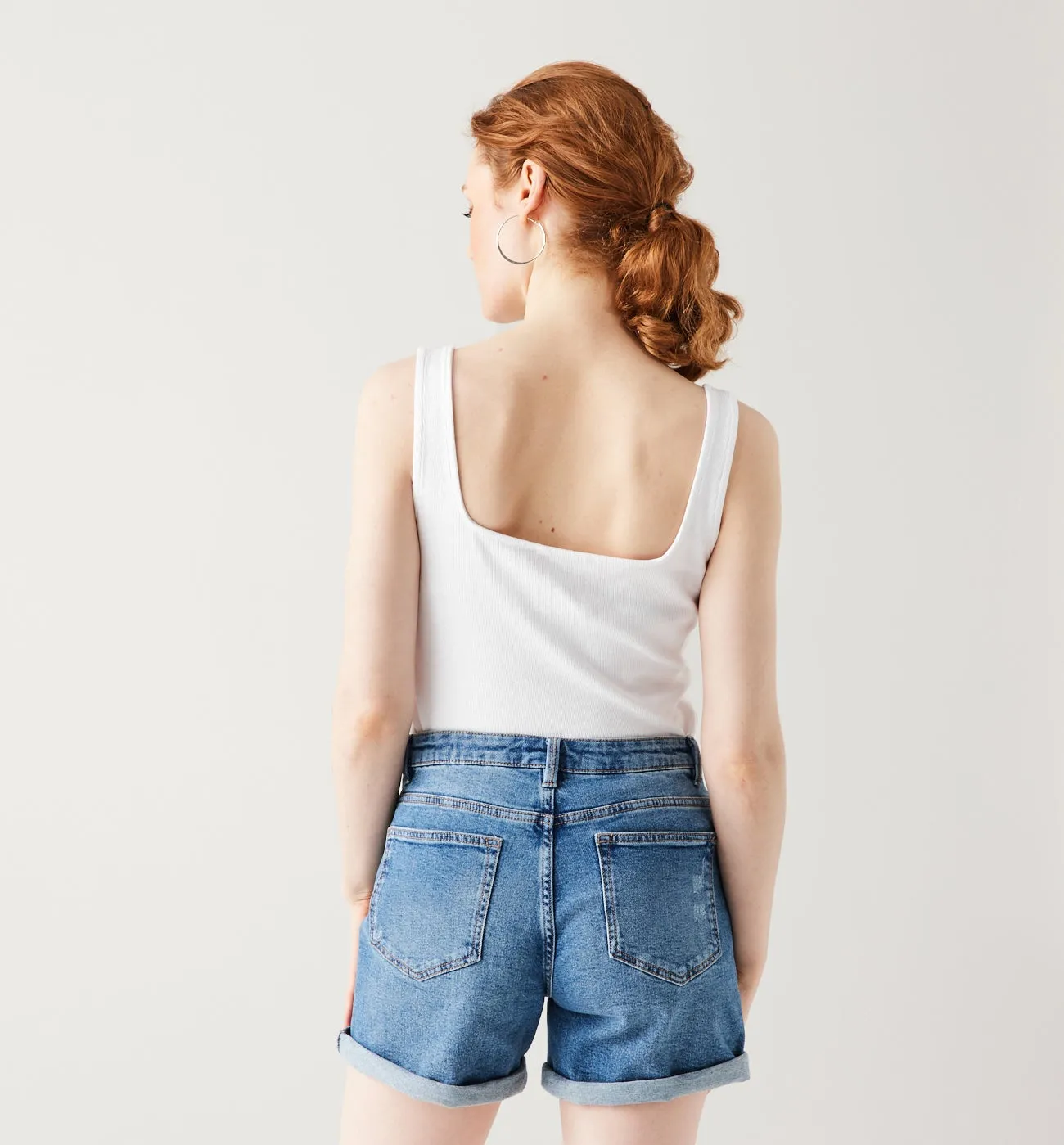 Débardeur en jersey Femme - Blanc