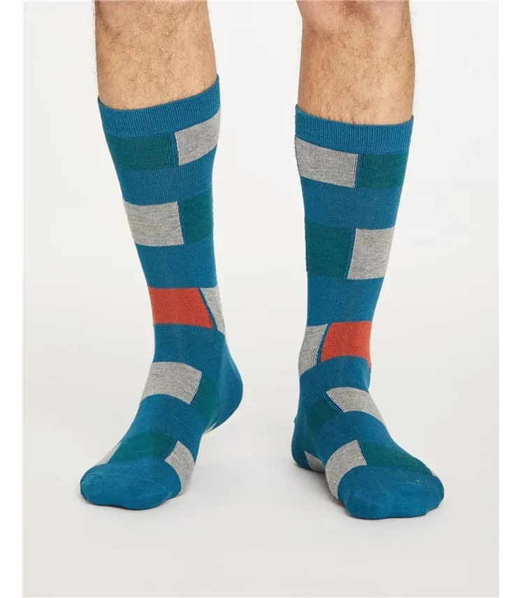 Geo Stripe Socks