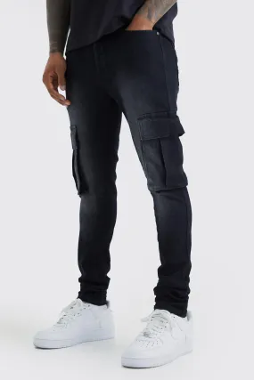 Jean cargo super skinny