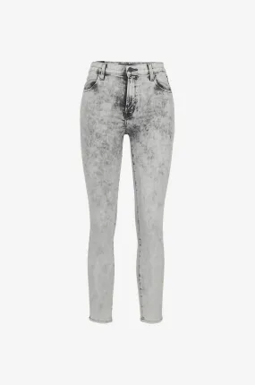 Jean skinny délavé taille haute Alana