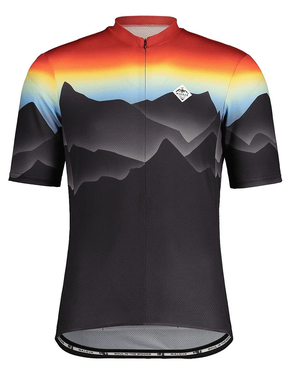 jersey Maloja Chandolin 1/2 - Moonless Multi - men´s