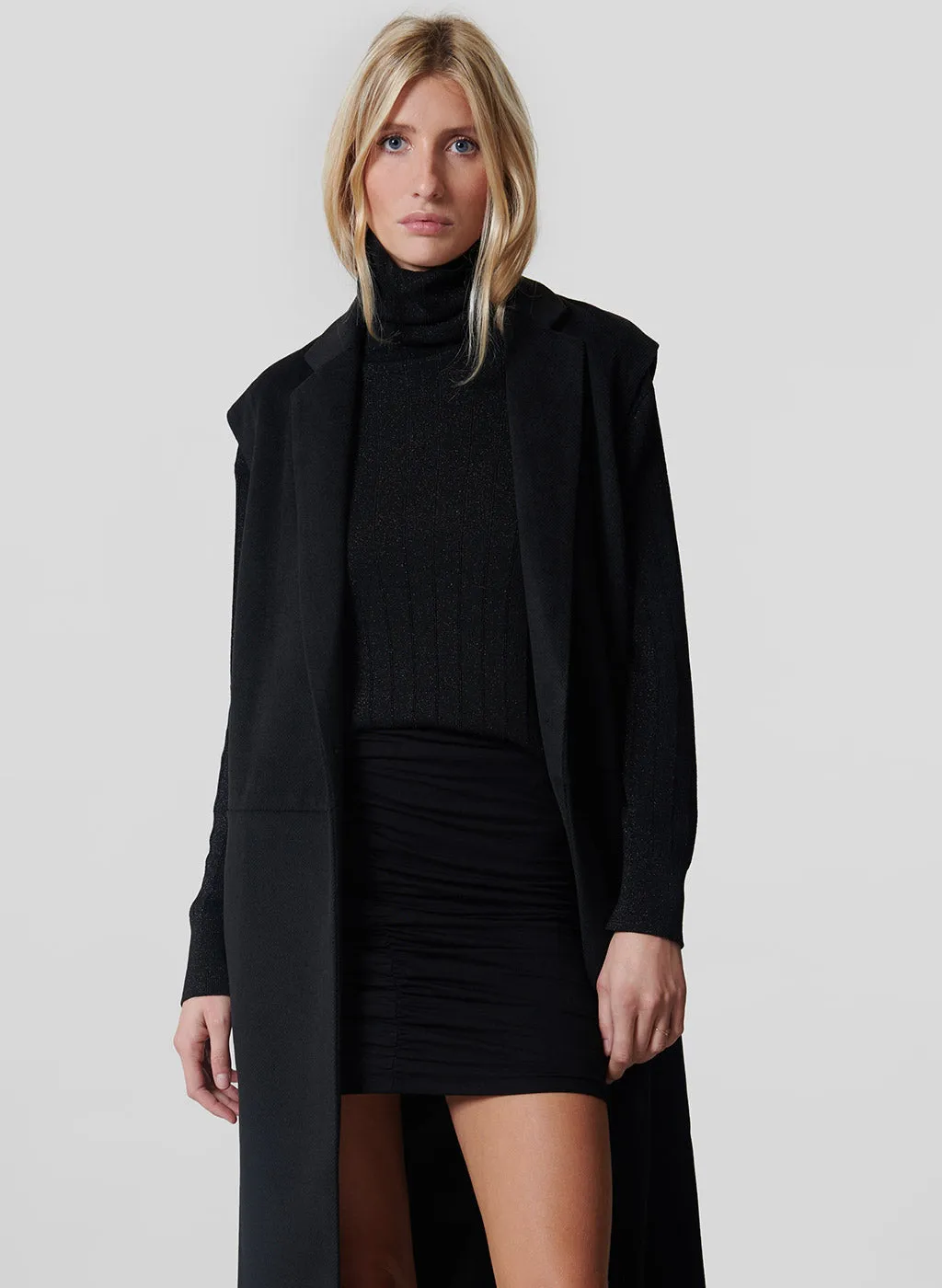 Jupe Palm noire en jersey