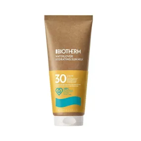 Lait Solaire Hydratant Spf 30 Waterlover - Tube Eco-Conçu Biotherm - Crème Solaire Corps Homme sur MenCorner