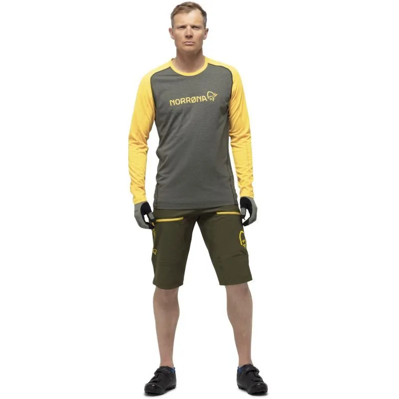 Norrona Fjørå Equaliser Lightweight Long Sleeve - Maillot VTT homme | Hardloop