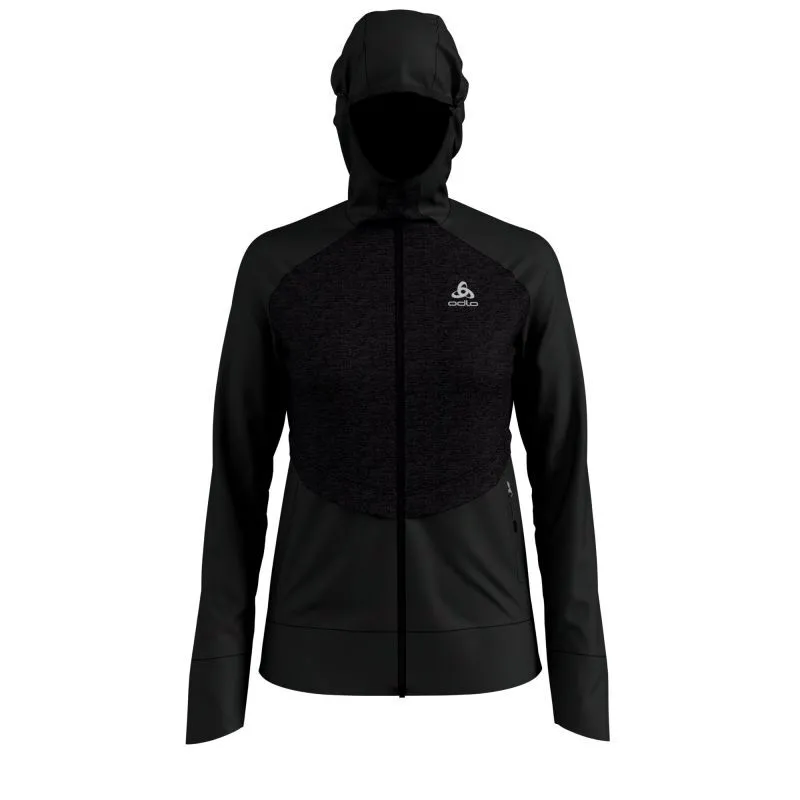 Odlo Millennium Yakwarm Hoody Midlayer Full Zip - Polaire femme | Hardloop