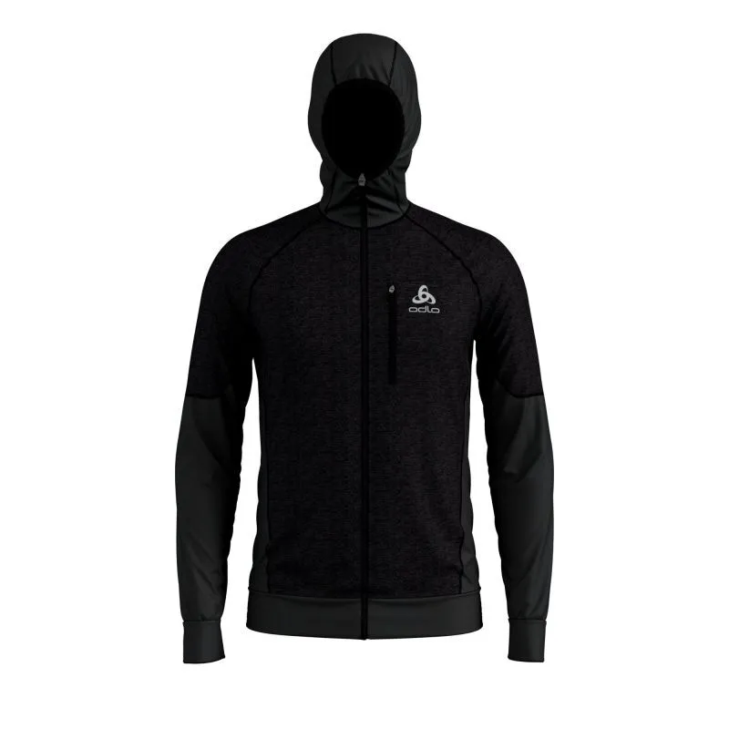 Odlo Millennium Yakwarm Hoody Midlayer Full Zip - Polaire homme | Hardloop