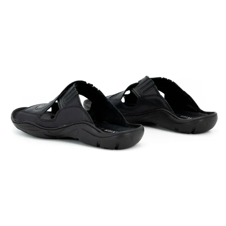 Olivier Chaussons homme 400 noir le noir