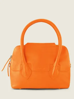 ORANGE LEATHER HANDBAG WOMEN Gisèle S Sorbet - Mango