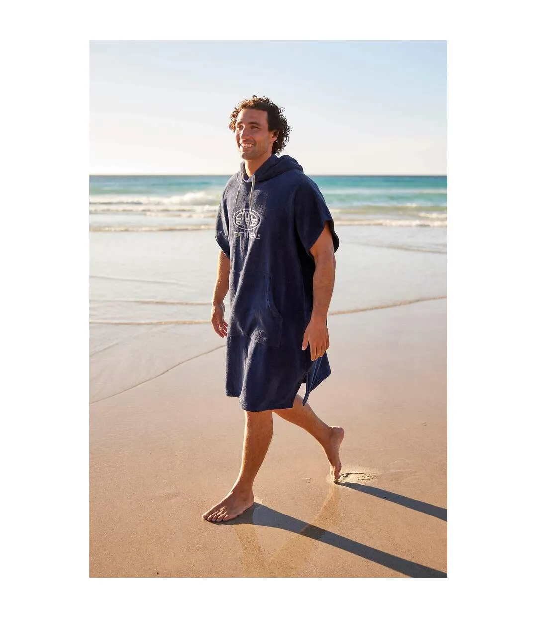 Poncho jacob homme bleu foncé Animal