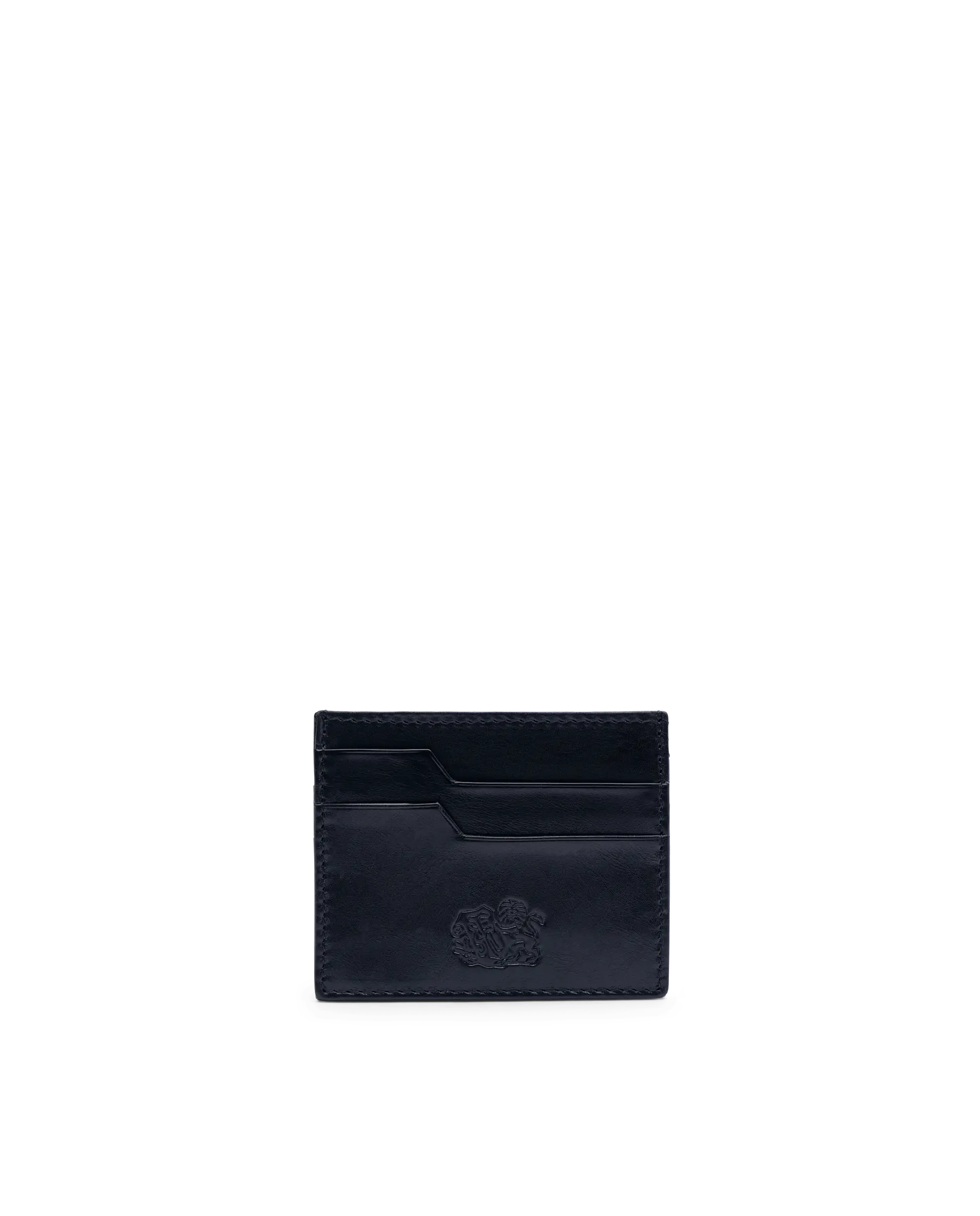 Portefeuille en cuir noir