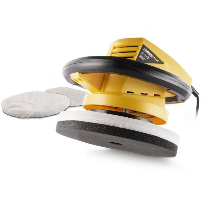 Powerplus Polisseuse 120W Ø 240mm - 2 Bonnets de Polissage incl. | MarketOnWeb