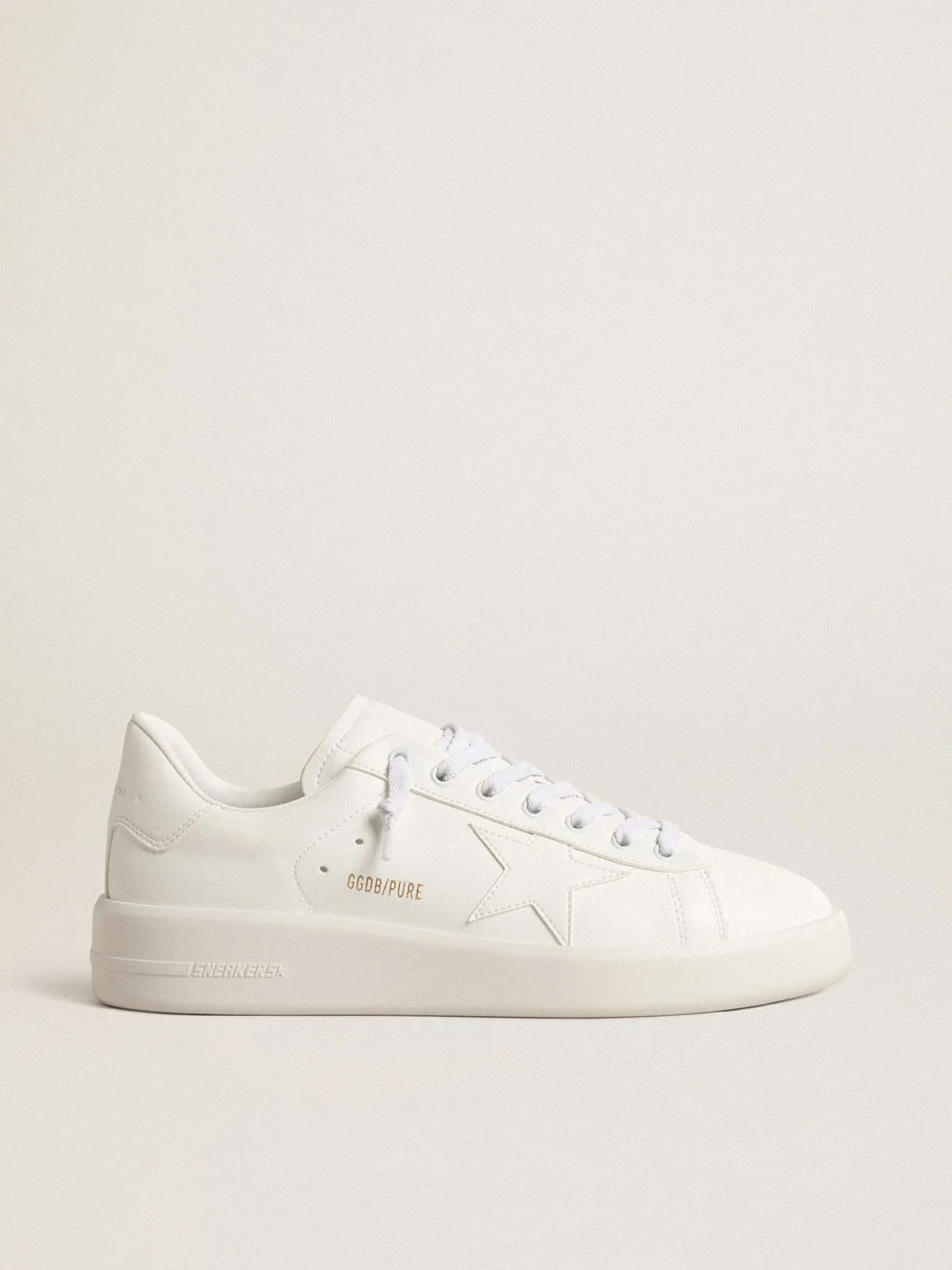 Purestar homme d’origine biologique avec étoile et contrefort blancs | Golden Goose