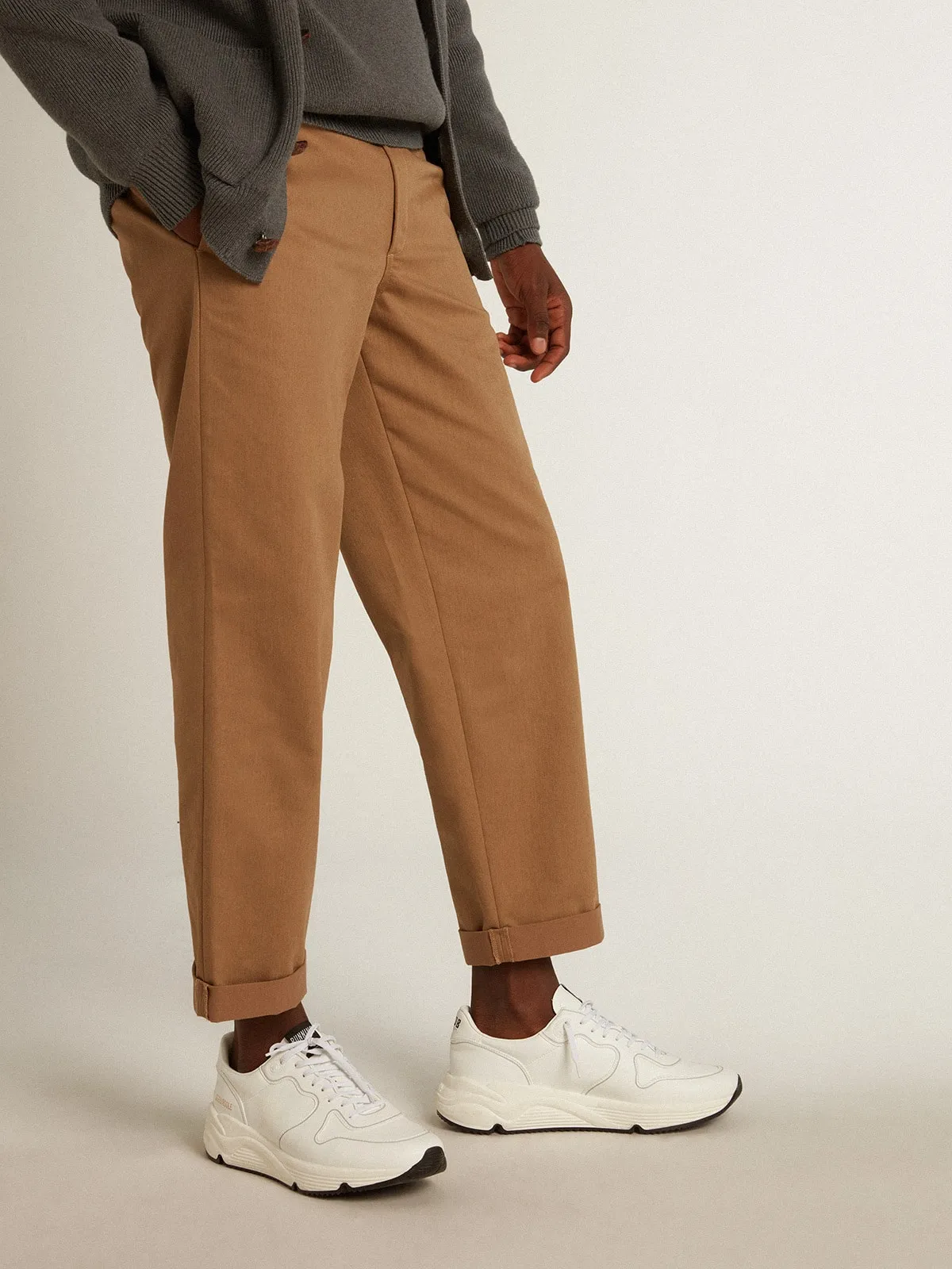 Running Sole homme d’origine bio avec étoile et contrefort blancs | Golden Goose