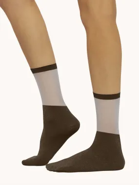Shiny Sheer Socks