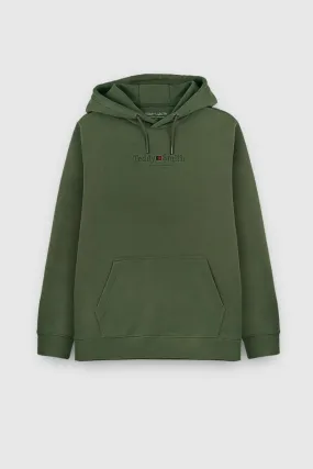 Sweat à capuche S-JIM HOODY MILITARY KAKI