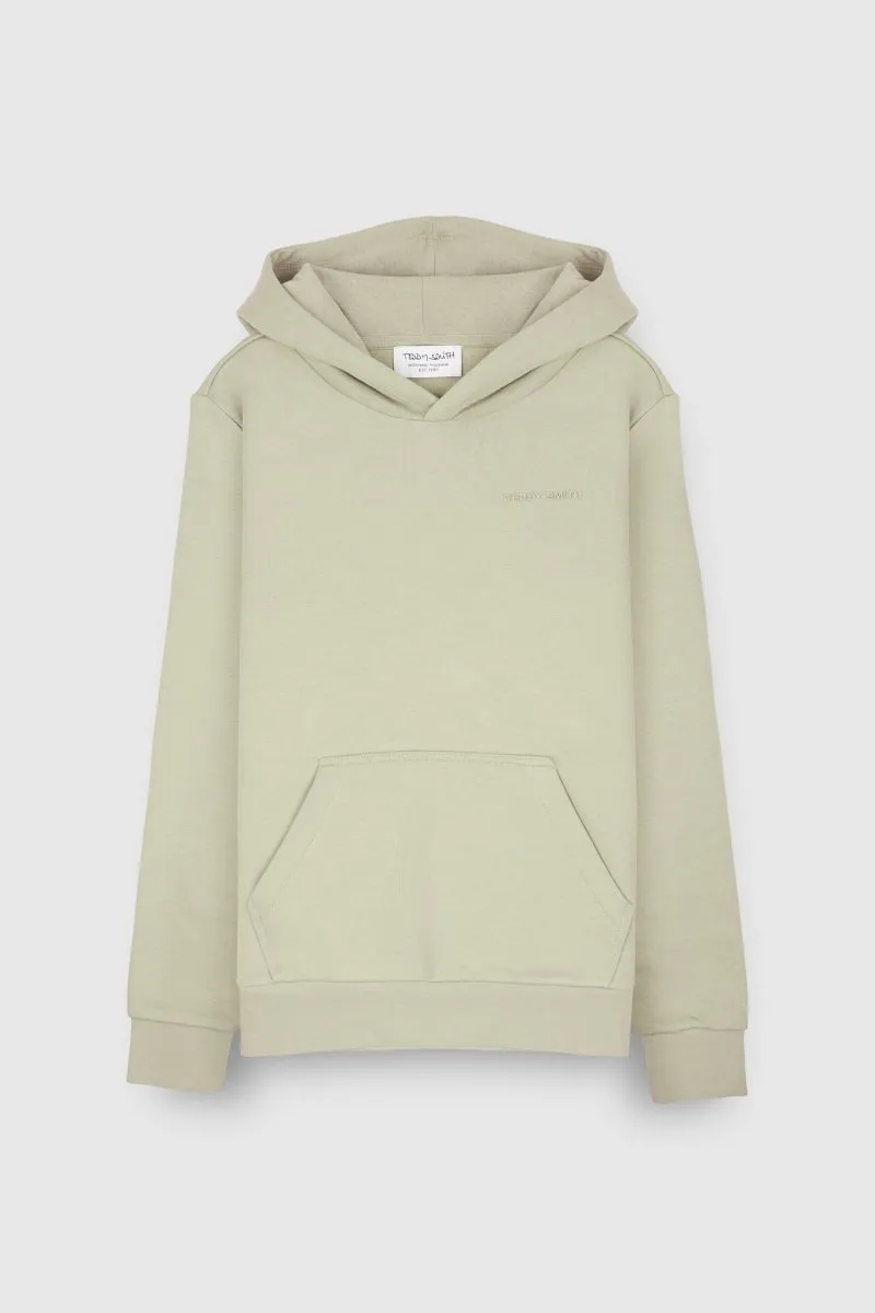 Sweat à capuche S-NARK HOODY JR VERT SAUGE