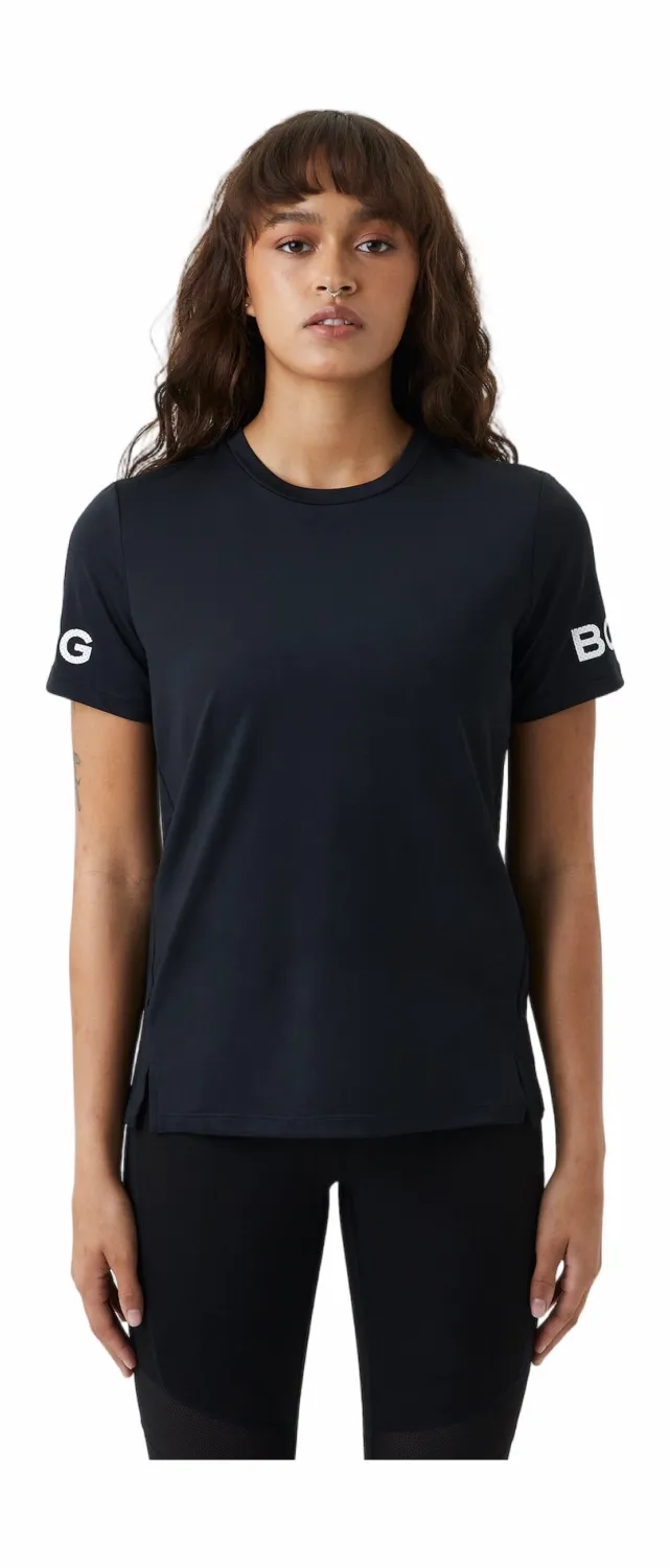 T-shirt Björn Borg Femme Borg T-shirt Black Beauty