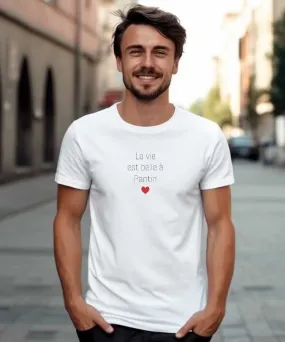 T-Shirt La vie est belle à Pantin