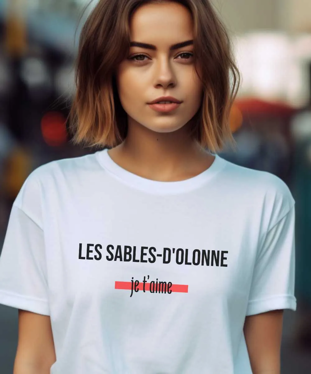 T-Shirt Les Sables-d'Olonne je t'aime