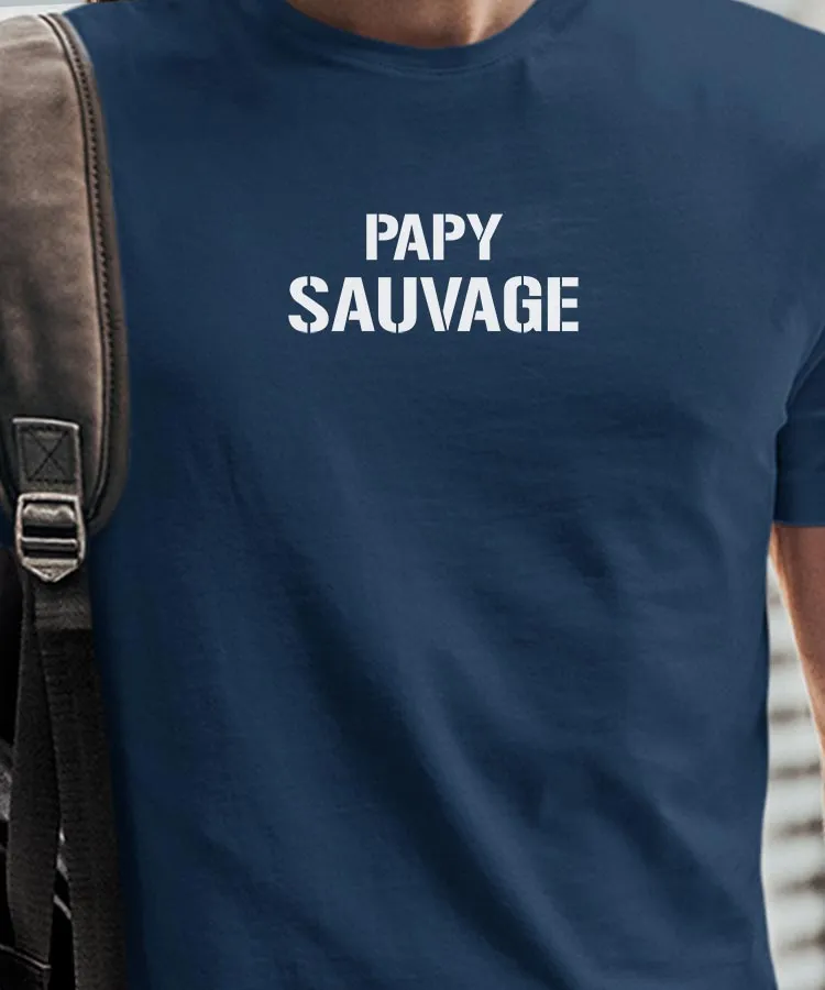 T-Shirt Papy sauvage Pour homme