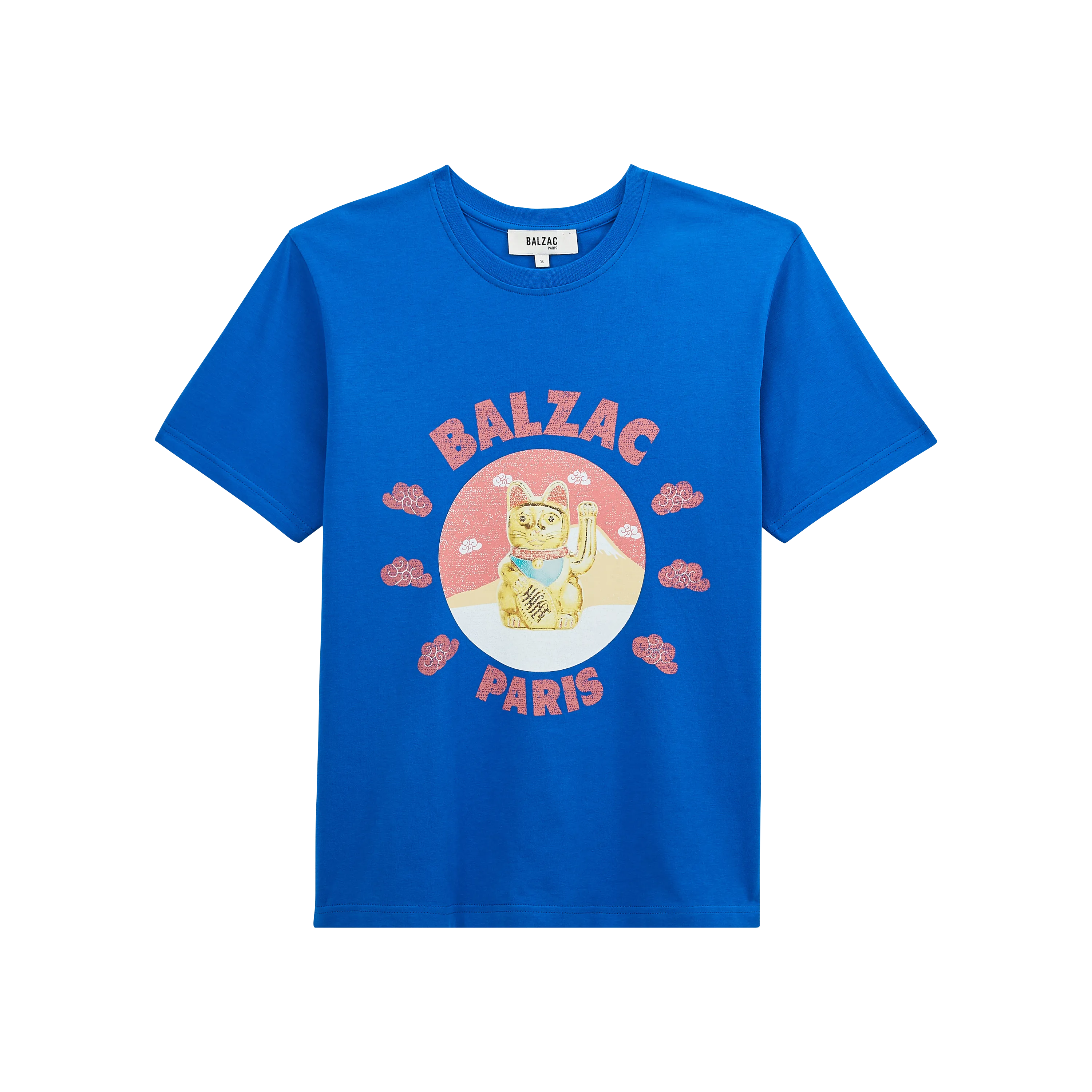 Tee-shirt Bree chat bleu