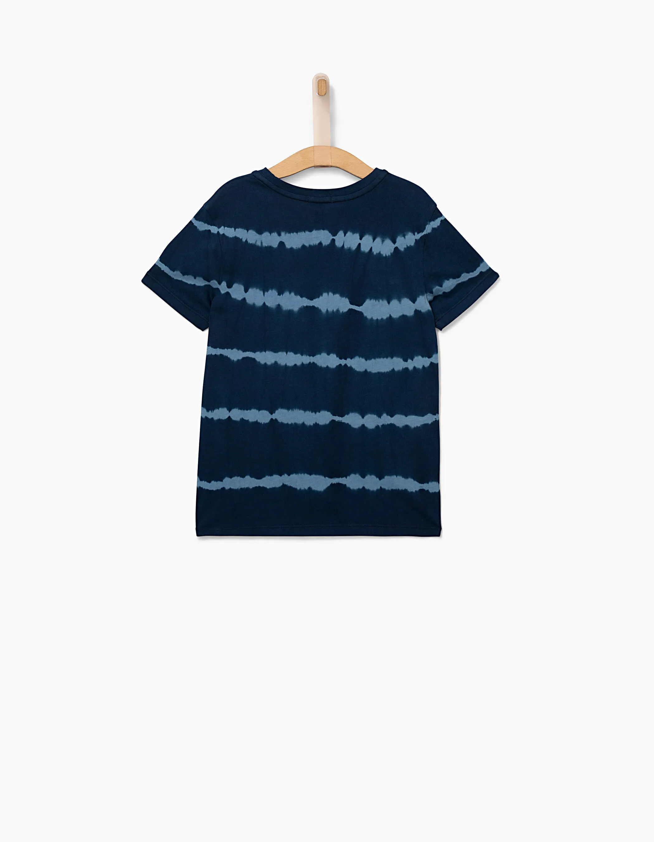 Tee-shirt indigo BELIEVE IN ART garçon
