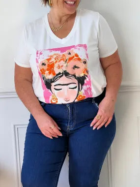 Tee-shirt écru : Frida