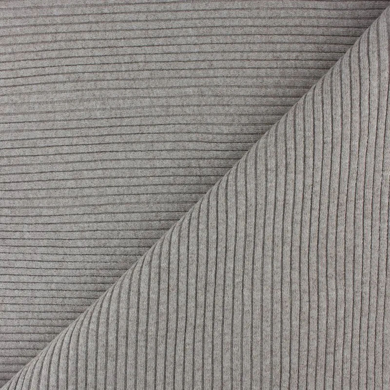 Tissu jersey tubulaire bord-côte 3/3