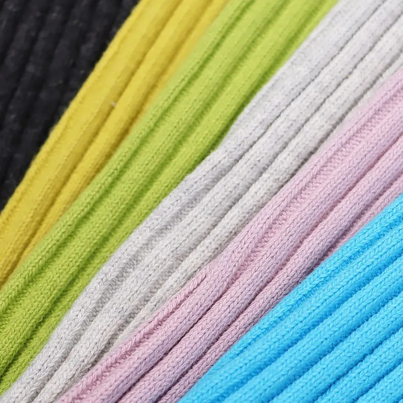 Tissu jersey tubulaire bord-côte 3/3