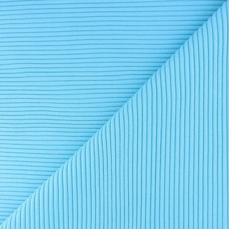 Tissu jersey tubulaire bord-côte 3/3