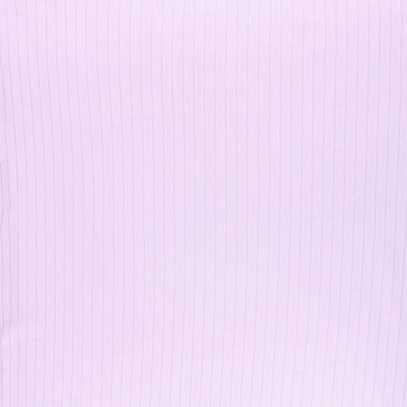 Tissu jersey viscose côtelé - lilas