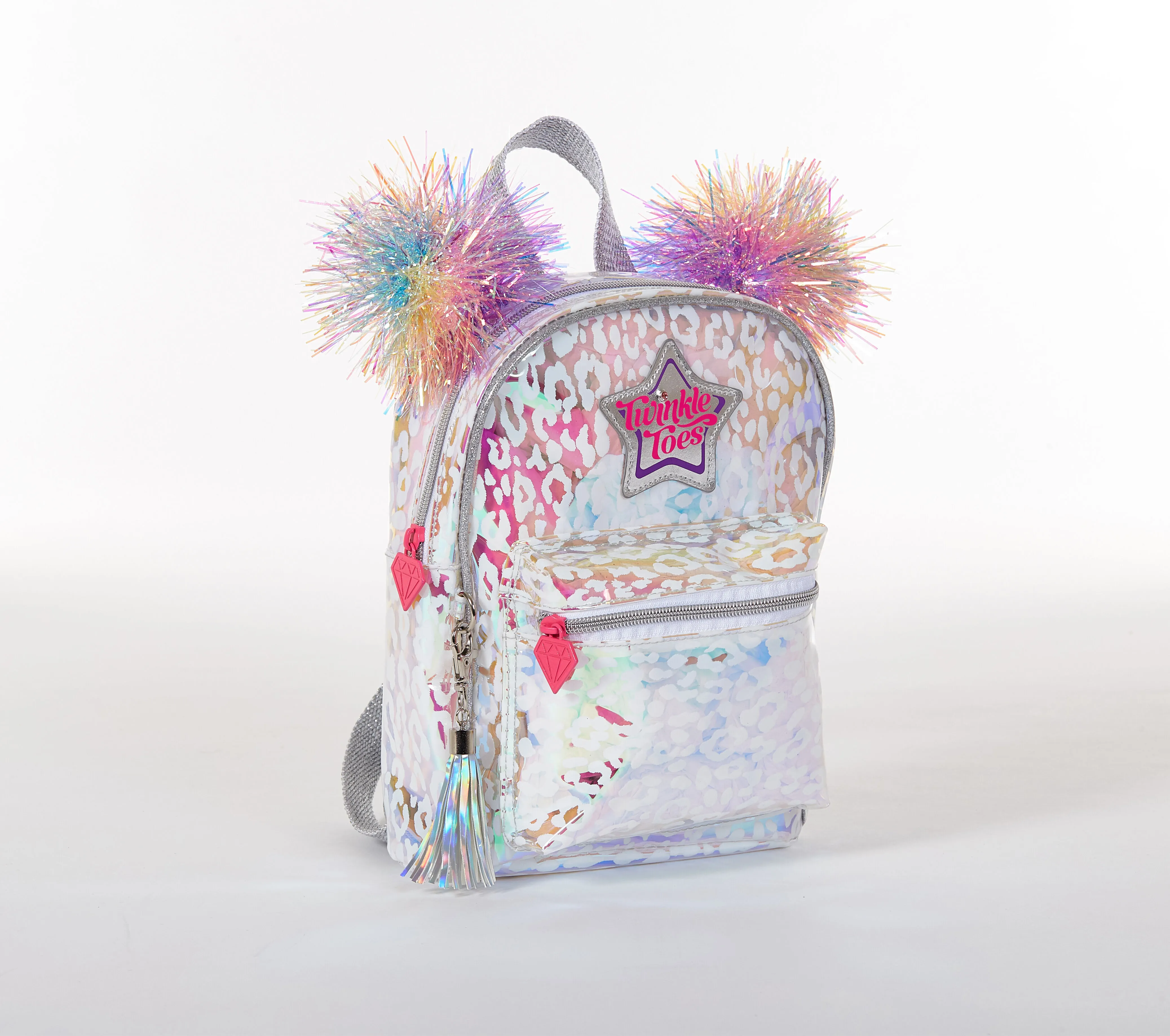 Twinkle Toes: Mini Pom Pom Backpack