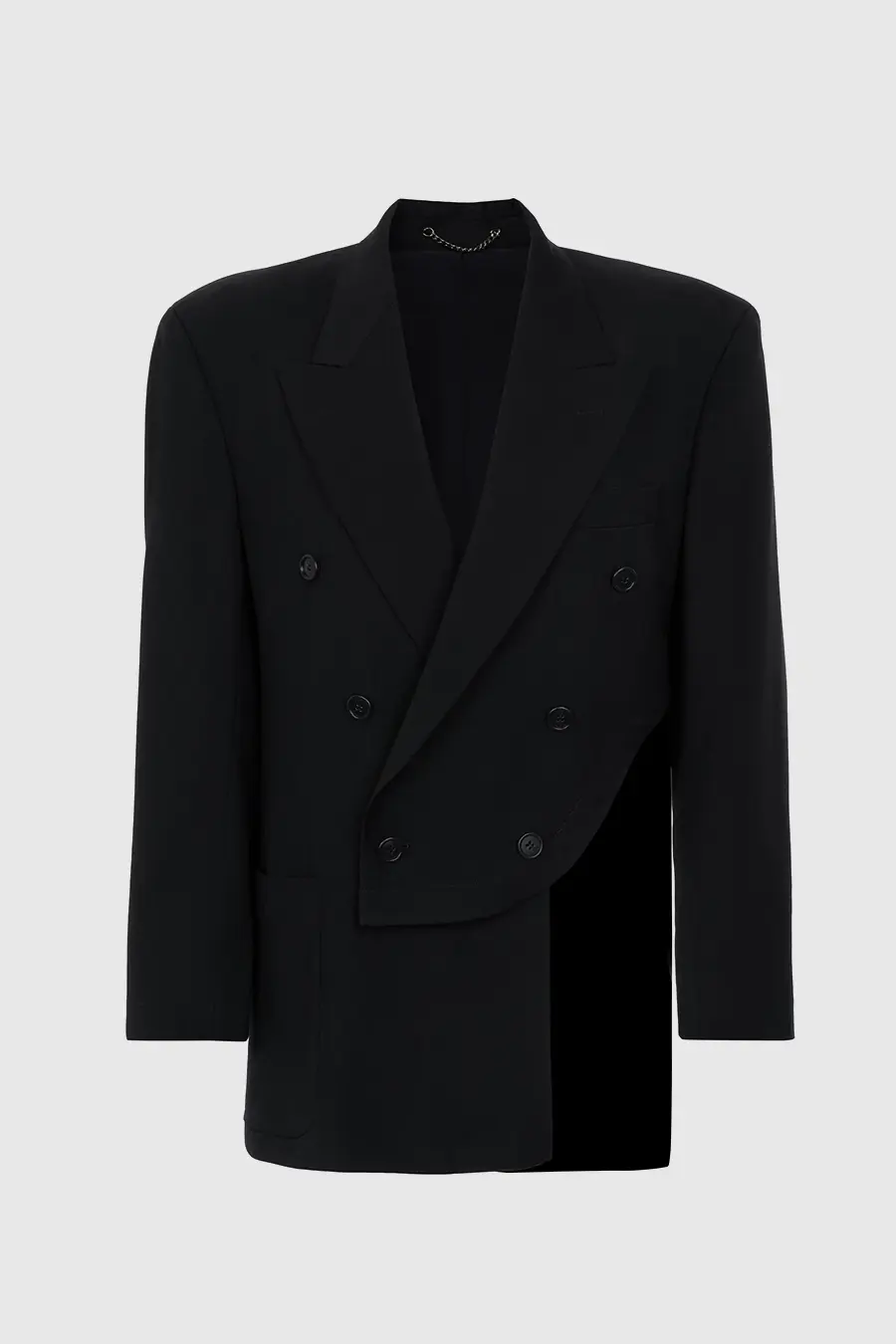 Veste de costume asymétrique